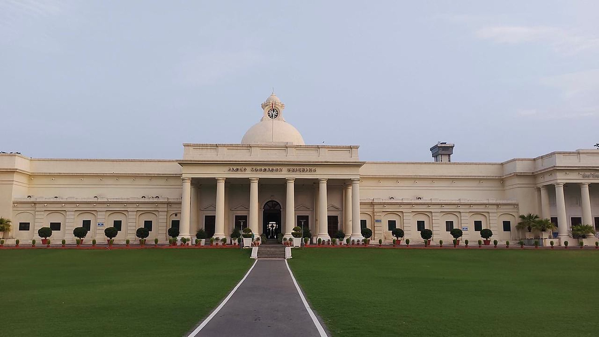 The James Thomason Building at IIT Roorkee, across the front lawn